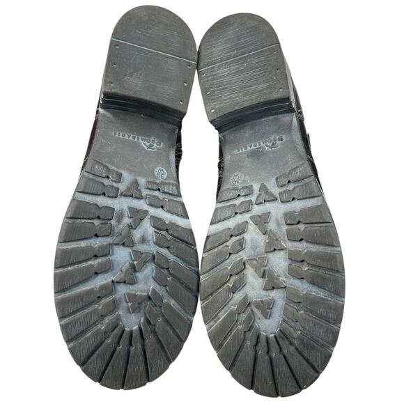 Dromedaris Women’s Karrisa Black Leather Side Zip Ankle Boot Size 39 US 7 - Picture 9 of 11